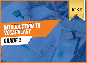 grade 3 comprehension and vocabulary ICSE
