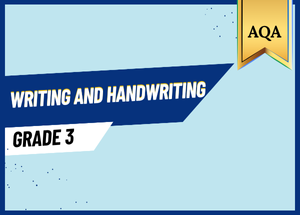 Grade 3 Writing And Handwriting AQA